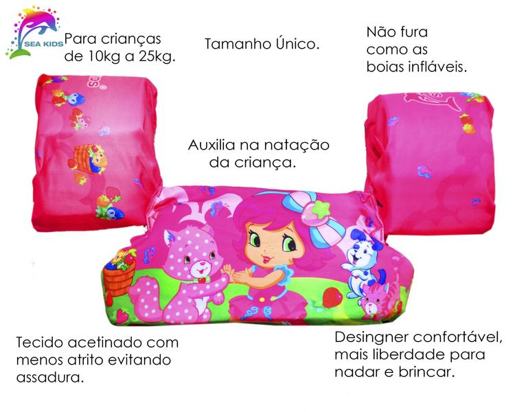 Imagem de Boia colete salva-vidas infantil menino com boia auxiliar golfinho