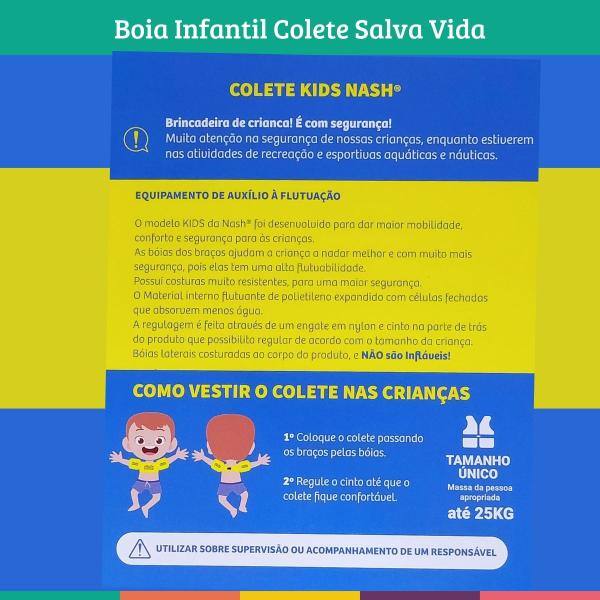 Imagem de Boia Colete Salva Vidas Infantil Patrulha Canina Everest