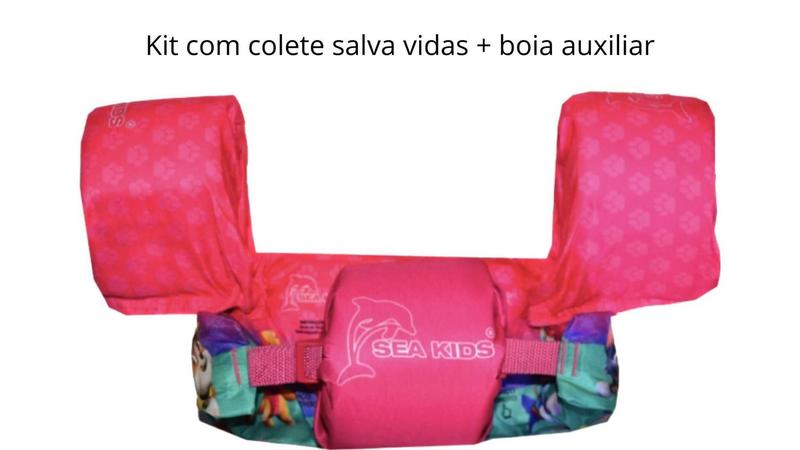 Boia colete salva-vidas infantil sea kids braço e peitoral pat masc Imagem de Boia colete salva-vidas infantil sea kids braço e peitoral pat masc