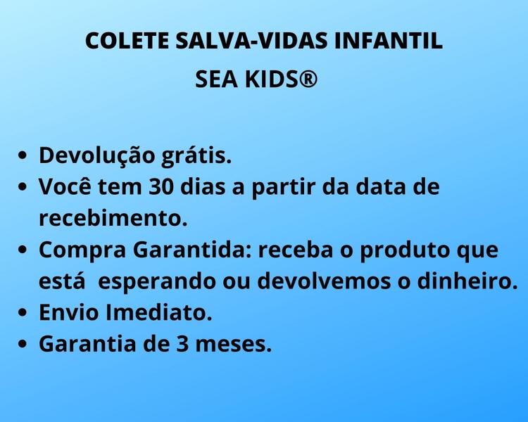 Imagem de Boia colete salva-vidas menina com boia auxiliar gatinha