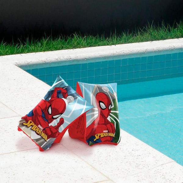 Imagem de Boia de Braço Infantil Homem-Aranha 20kg para Piscina - Etitoys