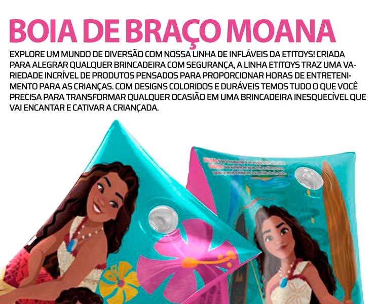 Imagem de Boia De Braço Infantil Inflavel Criança 25kg Moana