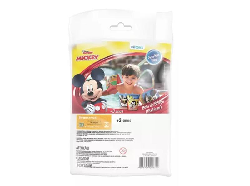 Imagem de Boia de Braço Inflável 18x14cm Mickey Disney