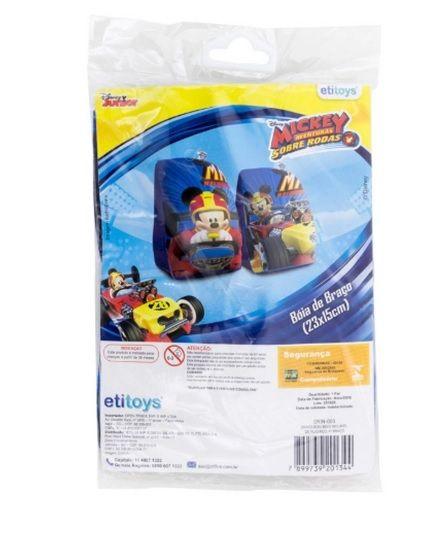 Imagem de Boia de Braço Inflável Infantil Mickey Mouse Disney 25X15 cm