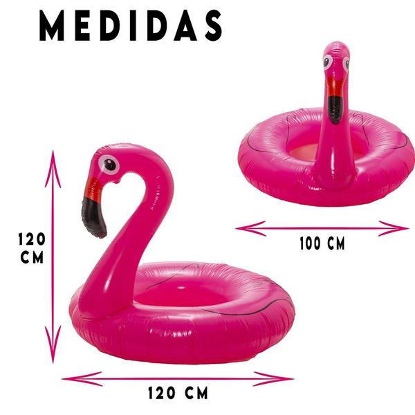 Imagem de Boia de Flamingo Grande Para Crianças  /120cm