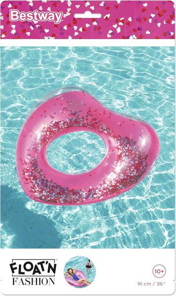 Imagem de Boia de Piscina com Glitter Fusion Swim Ring 91cm Bestway