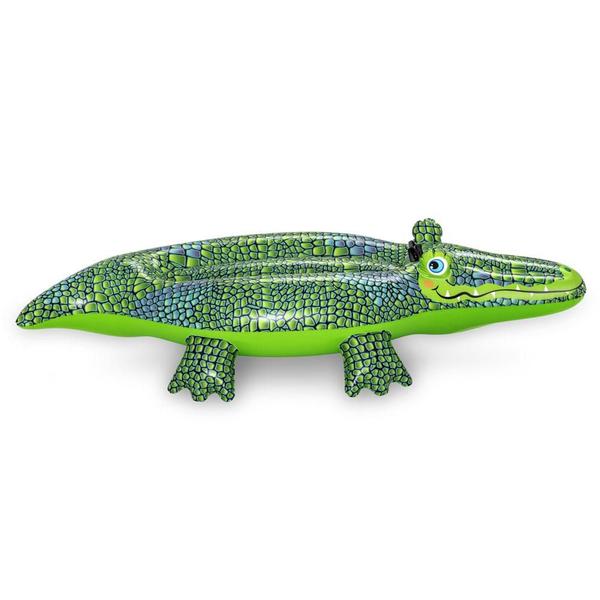 Imagem de Boia Divertida Crocodilo com Alça 152x71cm Bestway 41477