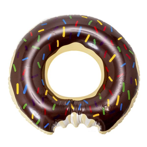 Imagem de Boia Donut de Chocolate Com Mordida Festa Churrasco Infantil