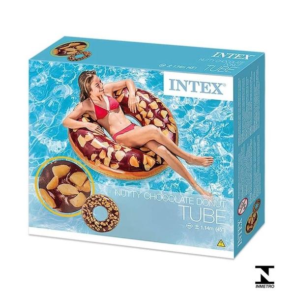 Imagem de Boia Donut de Chocolate Inflável - Intex