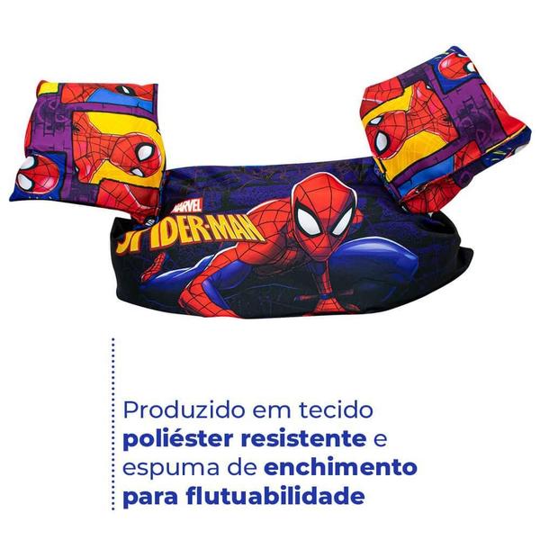 Boia Homem-Aranha Infantil Colete Salva-Vidas 25kg para Piscina - Etitoys Imagem de Boia Homem-Aranha Infantil Colete Salva-Vidas 25kg para Piscina - Etitoys