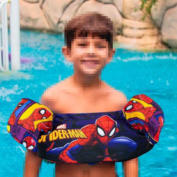 Boia Homem-Aranha Infantil Colete Salva-Vidas 25kg para Piscina - Etitoys Imagem de Boia Homem-Aranha Infantil Colete Salva-Vidas 25kg para Piscina - Etitoys