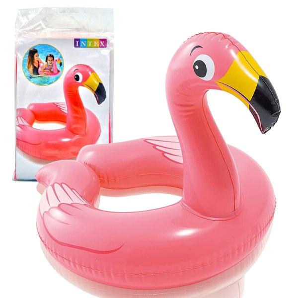 Imagem de Boia Infantil Animal Zoo - Flamingo Rosa - Inflável Intex