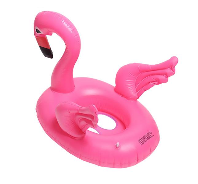 Imagem de Boia Infantil Bebe Flamingo c/ Asas Fralda Inflável Piscina