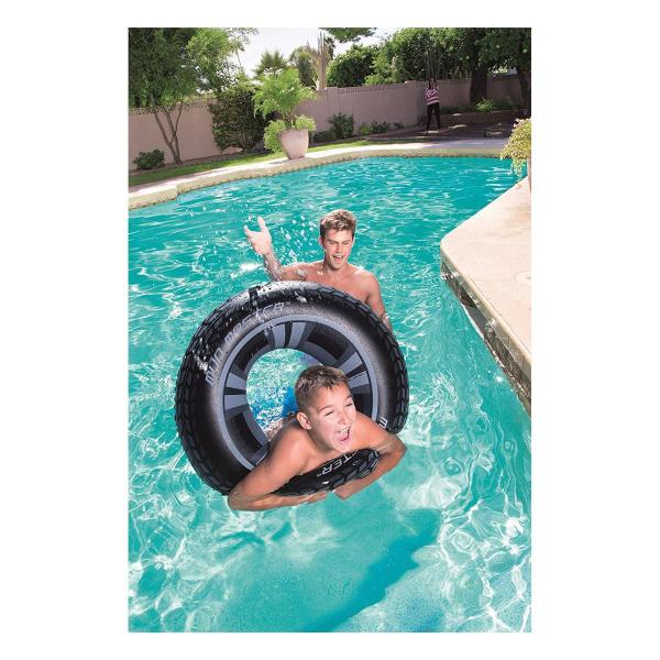 Imagem de Boia Infantil Circular Inflável 91Cm Pneu Bestway Bst-042