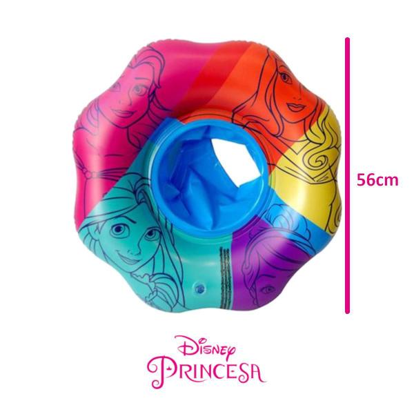 Imagem de Boia Infantil Circular Inflável Fralda 56Cm Princesas Disney