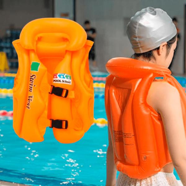 Imagem de Boia Infantil Colete Inflável Salva Vidas Piscina Natação