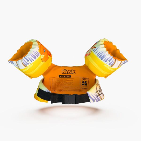Boia Infantil Colete Salva Vidas Nash Estampas Divertidas - K&k Toys Imagem de Boia Infantil Colete Salva Vidas Nash Estampas Divertidas