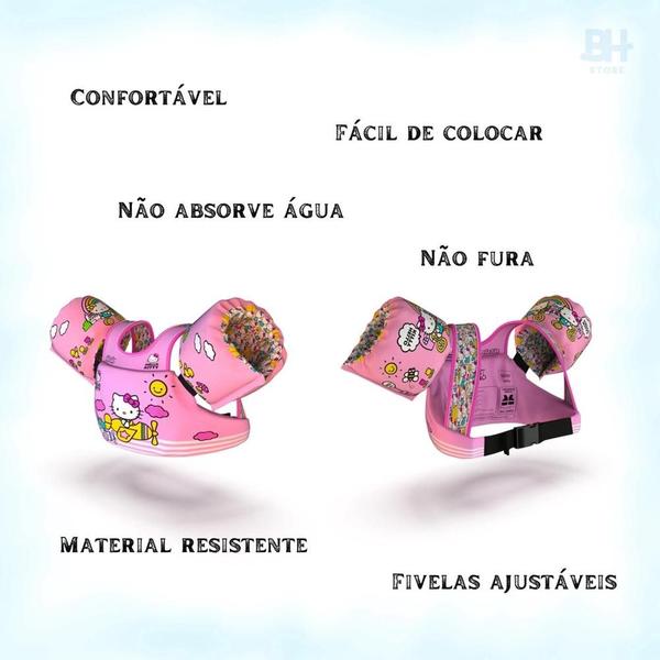Boia infantil colete salva vidas nash - hellokitty - abc Imagem de Boia infantil colete salva vidas nash - hellokitty - abc