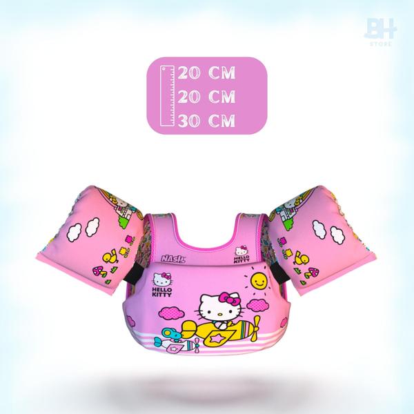 Imagem de Boia infantil com colete salva vidas hello kitty