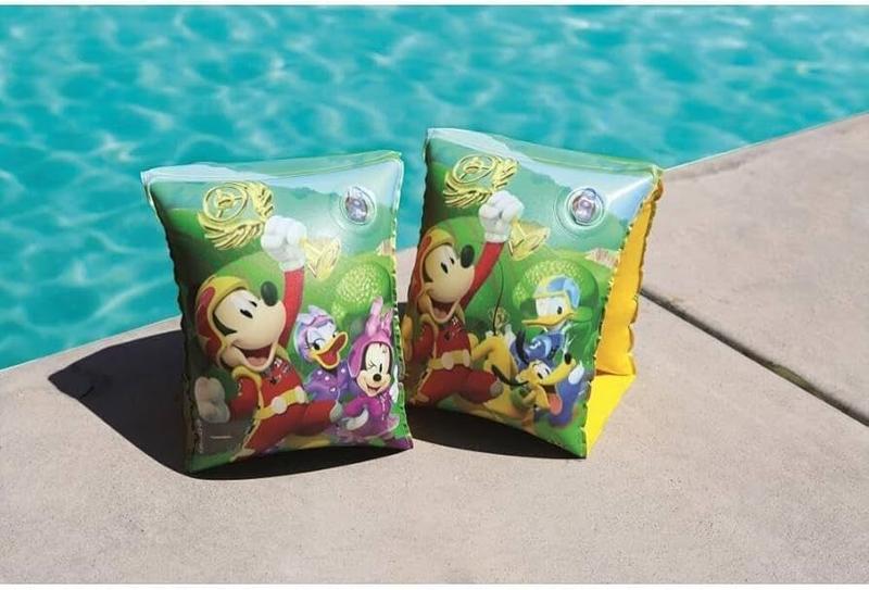 Imagem de Boia Infantil de Braço Inflável para Bebê de Piscina do Mickey