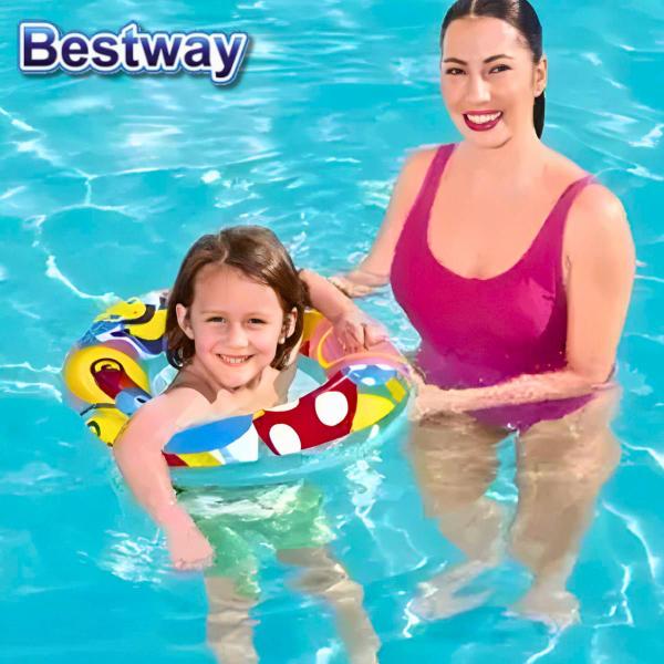 Imagem de Boia Infantil Inflável Crianças Proteção Piscina Praia 56cm