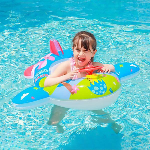 Imagem de Boia Infantil Inflavel Piscina Criança Bote Bebe Volante