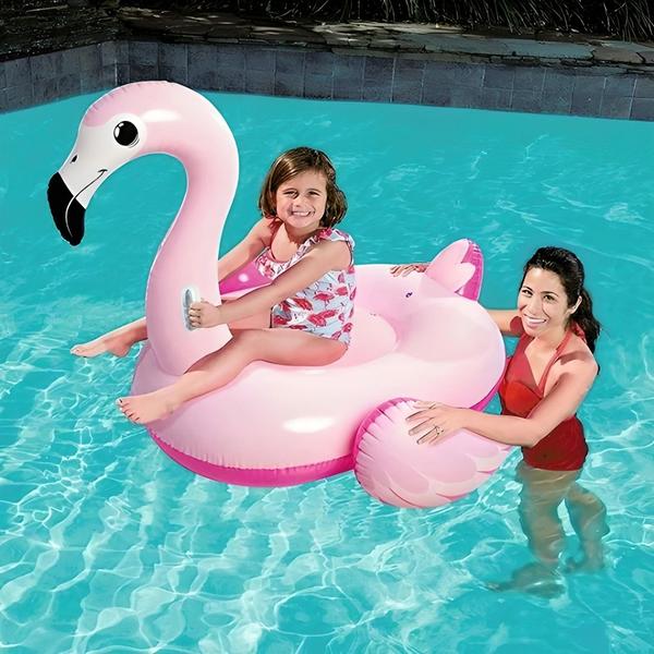 Imagem de Boia Infantil Inflável Piscina Flamingo Media Cor Rosa Pink