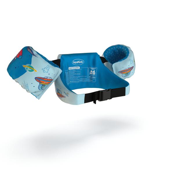 Boia infantil piscina colete salva vidas aquakids - K&k Toys Imagem de Boia infantil piscina colete salva vidas aquakids