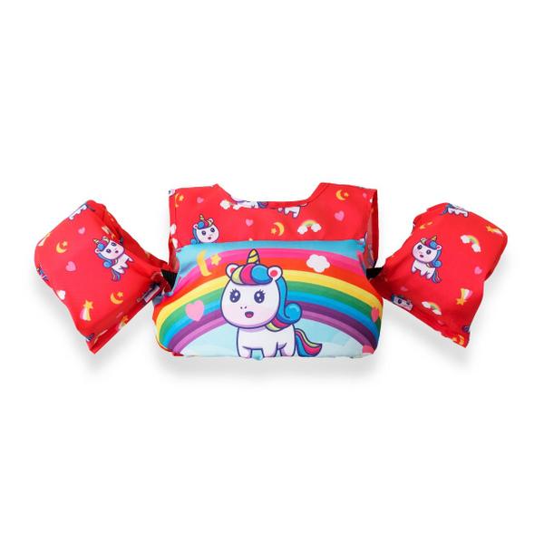 Imagem de Boia Infantil Tipo Colete ROSA - ATÉ 25 KG - UNICORNIO