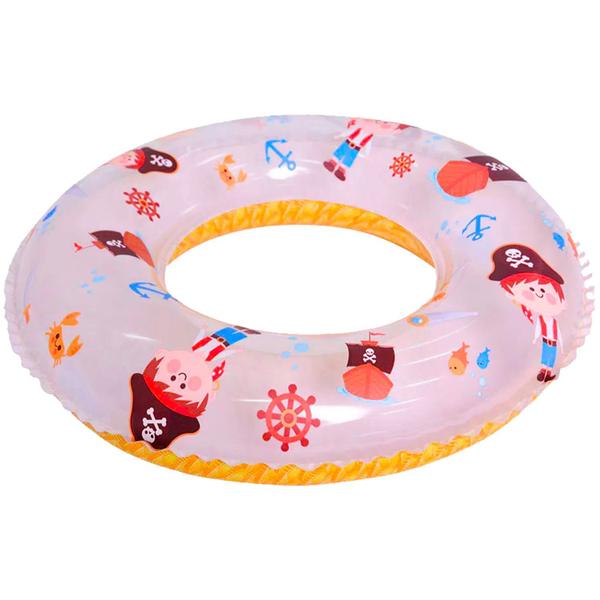 Boia Inflável Atrio ES294 Pirata 60Cm Circular de PVC Resistente a Furos Suporta Até 35Kg Imagem de Boia Inflável Atrio ES294 Pirata 60Cm Circular de PVC Resistente a Furos Suporta Até 35Kg