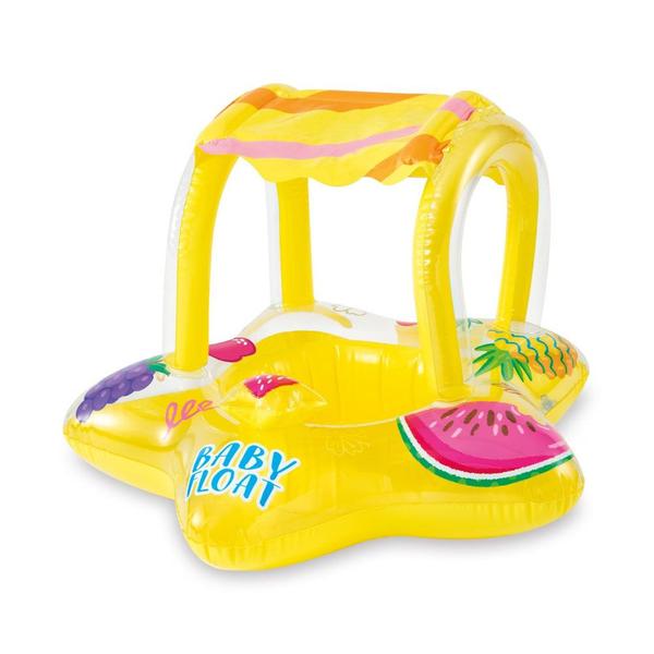 Imagem de Boia Inflável Baby Bote Kiddie com Cobertura Frutas - Intex