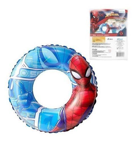 Imagem de BOIA INFLÁVEL CIRCULAR 56cm ETITOYS - HOMEM ARANHA