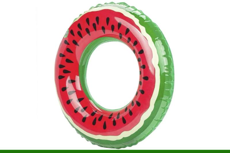 Imagem de Boia Inflável Circular Melancia Rosquinha Infantil 60cm - Snel