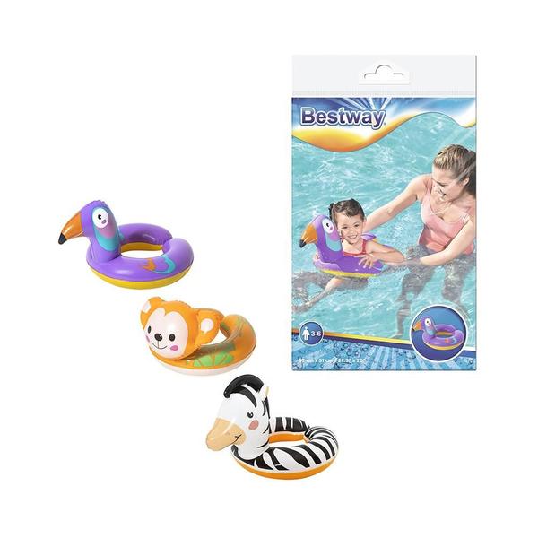 Bóia Inflável Circular Zoo Best Sotidos 50x46cm - Bestway Imagem de Bóia Inflável Circular Zoo Best Sotidos 50x46cm - Bestway