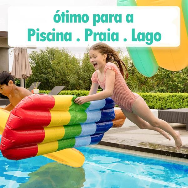 Imagem de Boia Inflável Colchão Gigante Piscina Picolé Pizza Praia