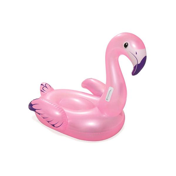 Imagem de Boia inflável de flamingo para crianças a partir de 3 anos