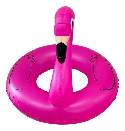 Imagem de Boia Inflável De Flamingo Rosa Importway 90cm Para Piscina