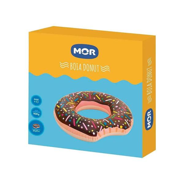 Imagem de Bóia Inflável Donut Rosquinha Mor Suporta Até 90Kg