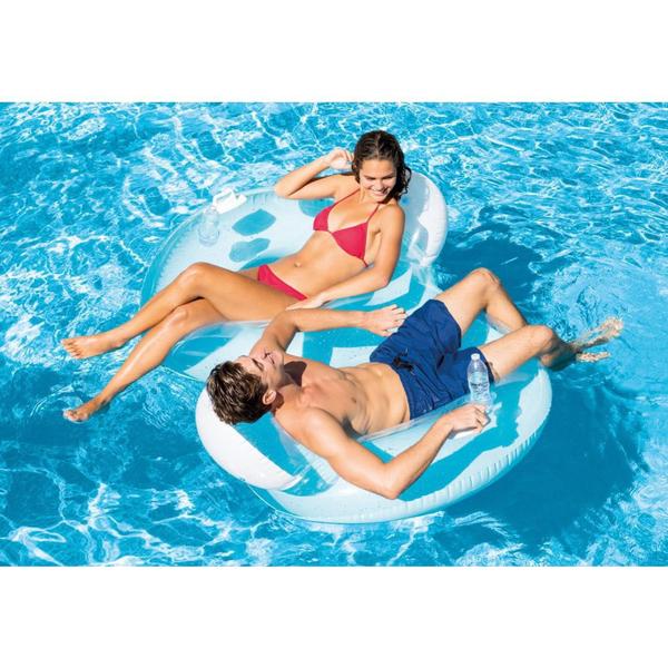 Imagem de Bóia Inflável Dupla para Piscina 2 Pessoas Intex