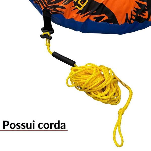 Imagem de Boia Inflável Importway Rebocavel 1 Pessoa Iwbir-1P Laranja