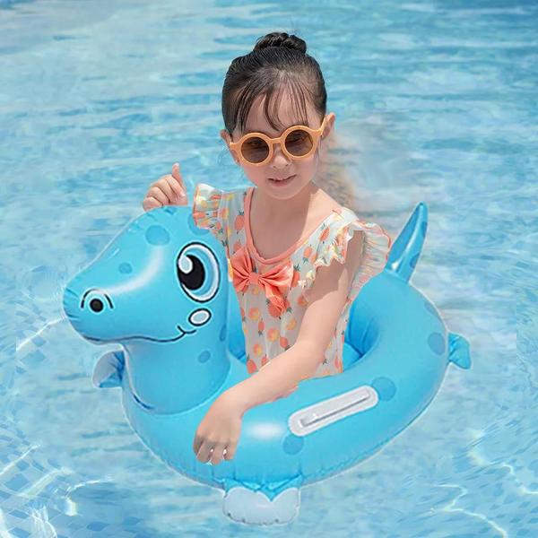 Imagem de Boia Inflável Infantil Bote Fralda Dinossauro Piscina