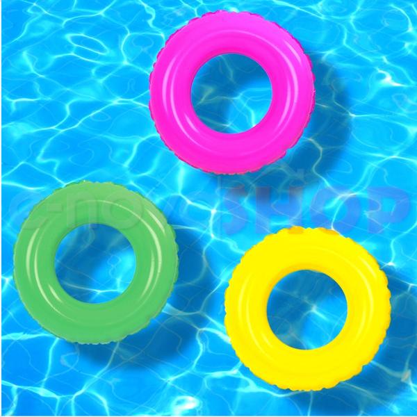 Imagem de Boia Inflável Infantil Criança Adulto Circular Decoração Pool Party Praia Piscina 60cm