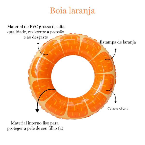 Imagem de Boia Inflavel Infantil Melancia Piscina Segurança Verão Top Anti Afogamento Bote Divertida Menino Natação