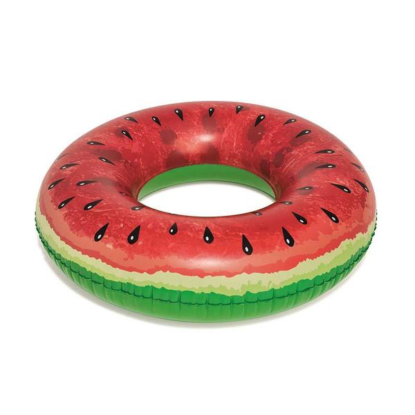 Imagem de Boia inflável p/ piscina circular Bestway de fruta Melancia