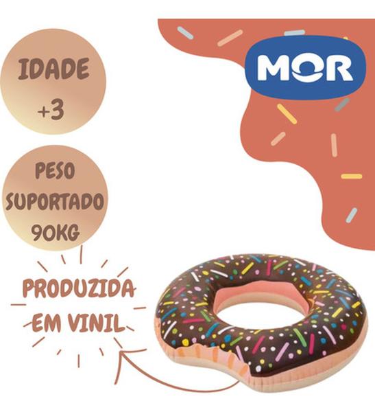 Imagem de Boia Inflável P/ Piscina Donut Rosquinha Verão Mor Até 90kg