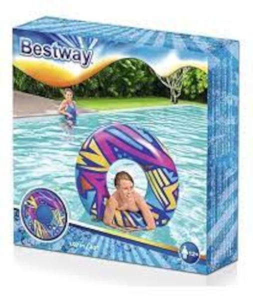 Imagem de Boia Inflável Para Piscinas Formas Geométricas Bestway 107cm