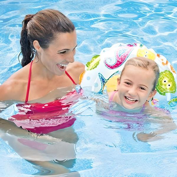 Imagem de Boia Inflável Redonda 51cm Floral Praia E Piscina - Intex