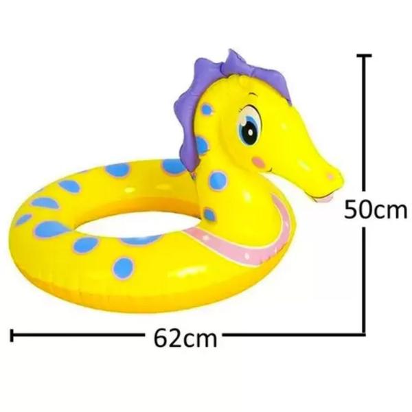 Boia Inflável Redonda Animais Marinhos Piscina Praia Verão - Wellmix Imagem de Boia Inflável Redonda Animais Marinhos Piscina Praia Verão