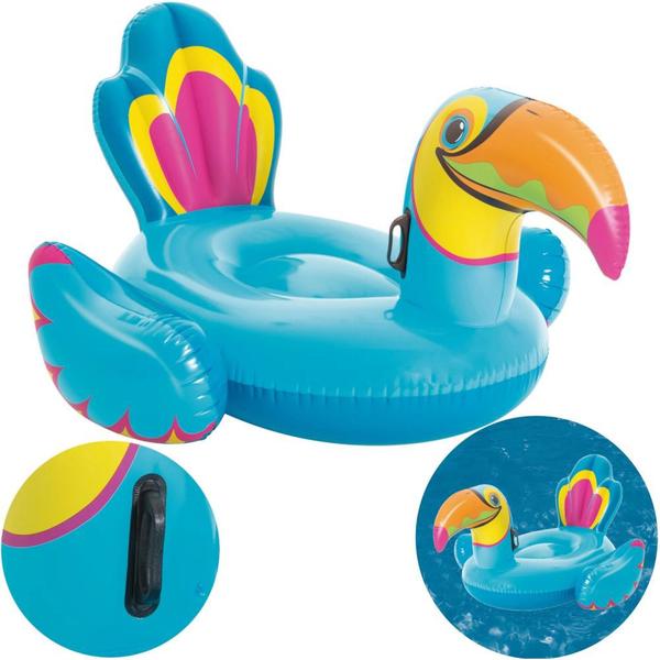 Imagem de Boia Inflavel Tucano para Piscina Suporta Ate 90 Kg  Mor 