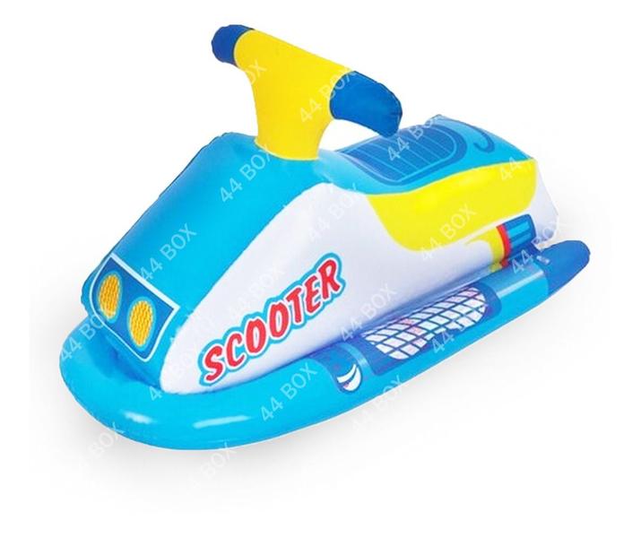 Imagem de Boia Jet Ski Infantil Inflável Bote Modelo Scooter Praia Mar Piscina